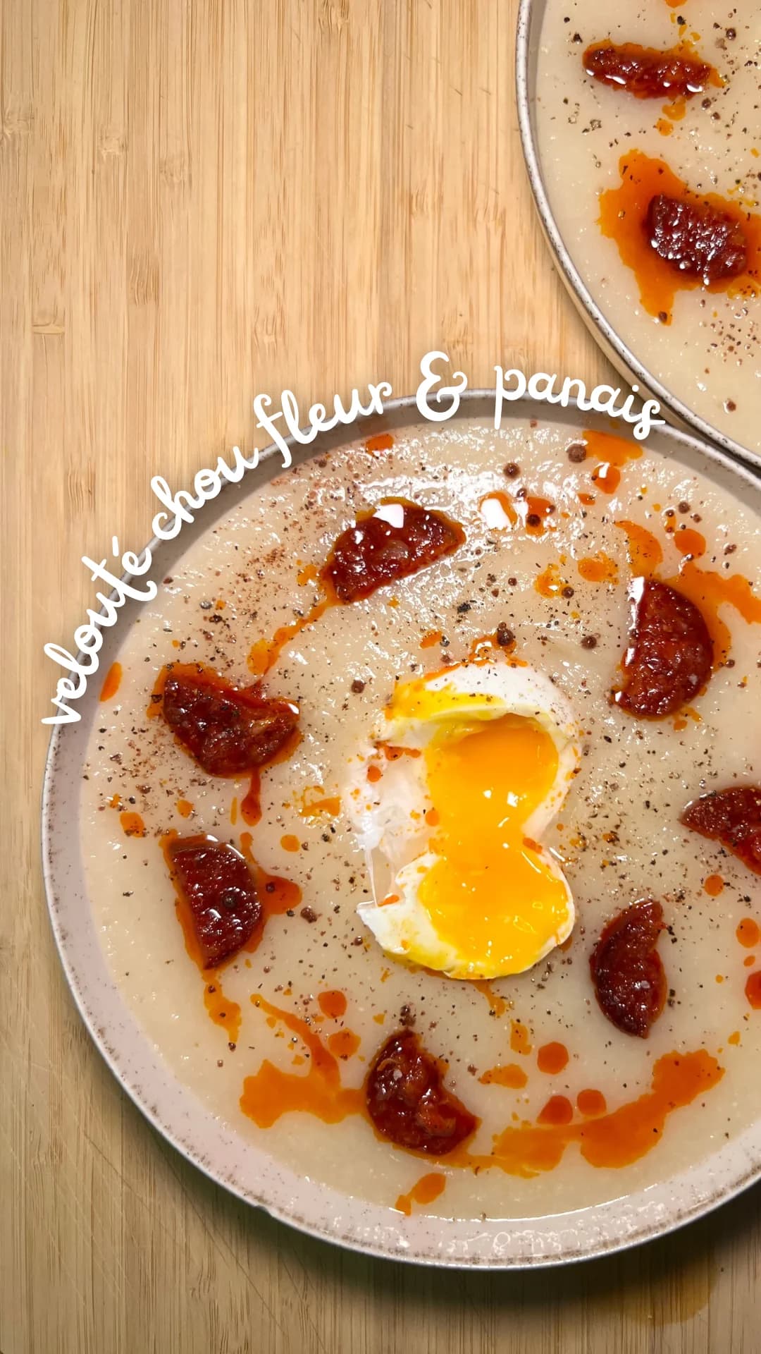 Picture for Velouté chou-fleur, panais & chorizo